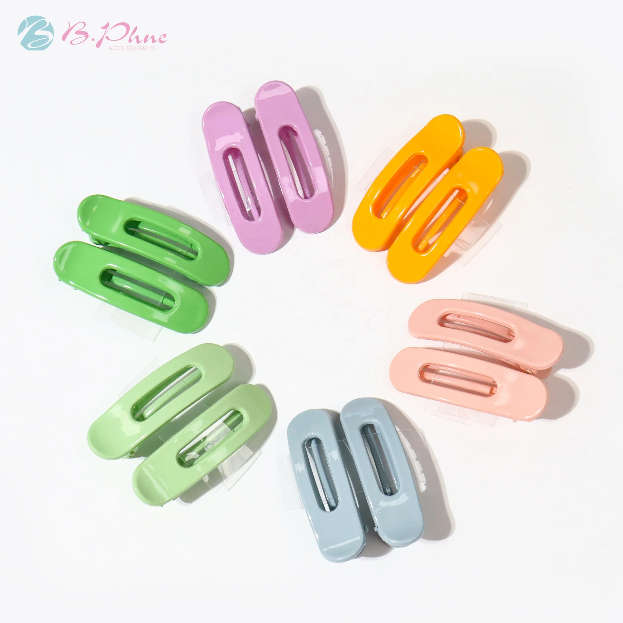 

B.phne hair accessories plastic Barrettes cute small alligator hair clips hairpins