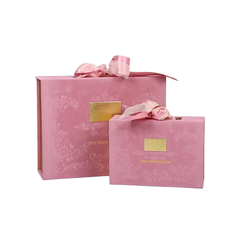 

Luxury 4 color Gift Packaging Favor Box Bridesmaid Proposal Wedding Gift Favor Boxes