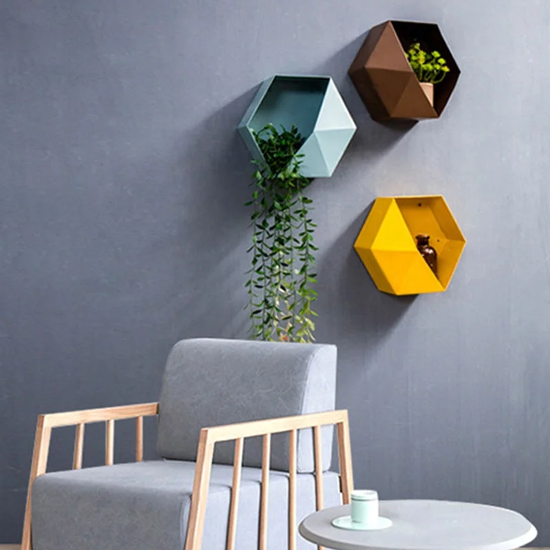 

Hot sale Angled wall plastic indoor plant flower pot