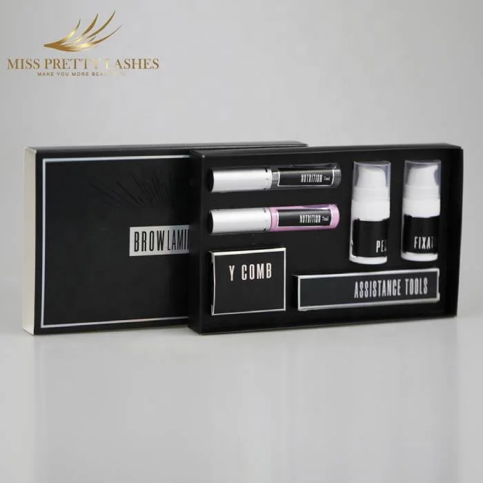 

Professional magnetic box brow vacuum pump brow perm semi permanent eyebrow perming lift kits, Clear