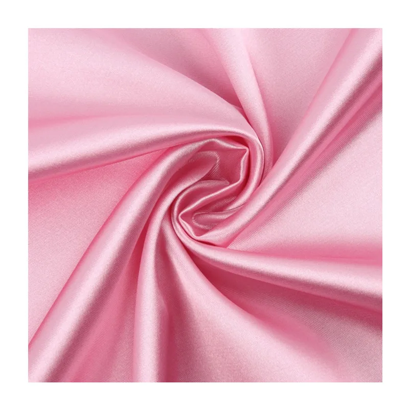 

97%Polyester 3%Spandex 80GSM stretch encrypted satin faux silk fabric shiny sleep fabric pure silk fabric