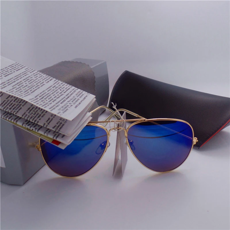 

Sunglasses Brand designer Sunglasses Men Women Aviation Ray Band Sun Glasses UV400 Fashion Cheap Sunglasses with Box