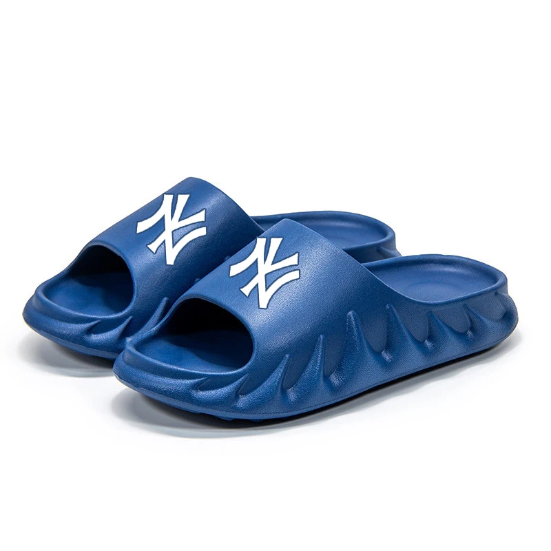 

Custom Logo New Design Hot Selling NY SLIPPER Beach Sandal Shoes rubber soul slipper, All color available