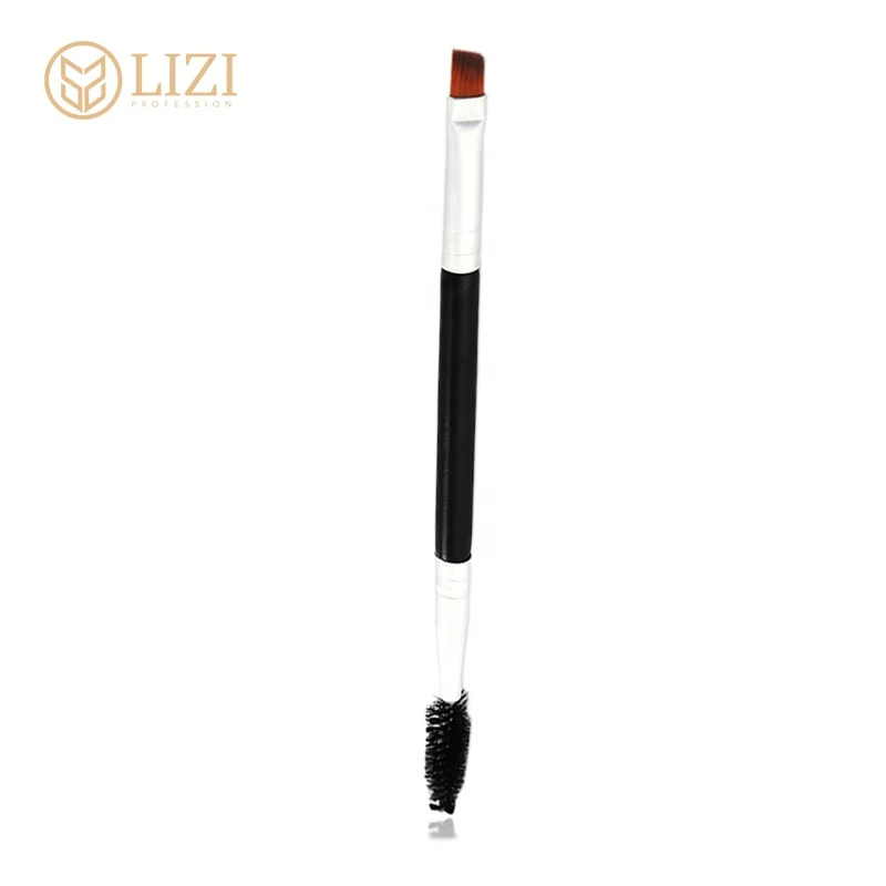 
promotional makeup brush beauty personal care product portable dual end brow tool brush women cosmetic brush private label 