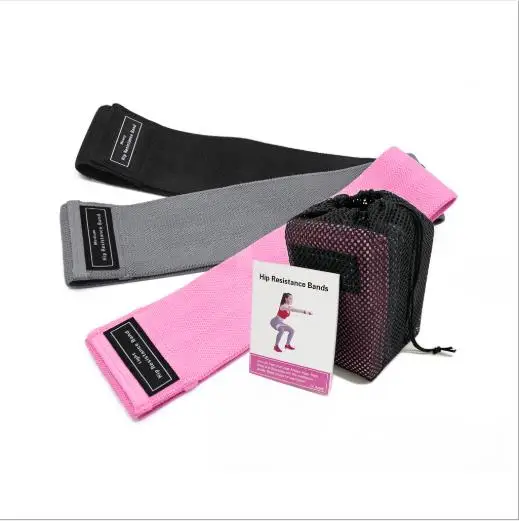 

Fabric Booty Circle Band Customizable Leg Bands Exercise Booty Band, Purple, red, green, pink, black, grey
