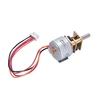 CE certificate 3volt 5volt 12volt GM12-15BY 15mm IP camera dc micro Permanent magnet geared stepper motor