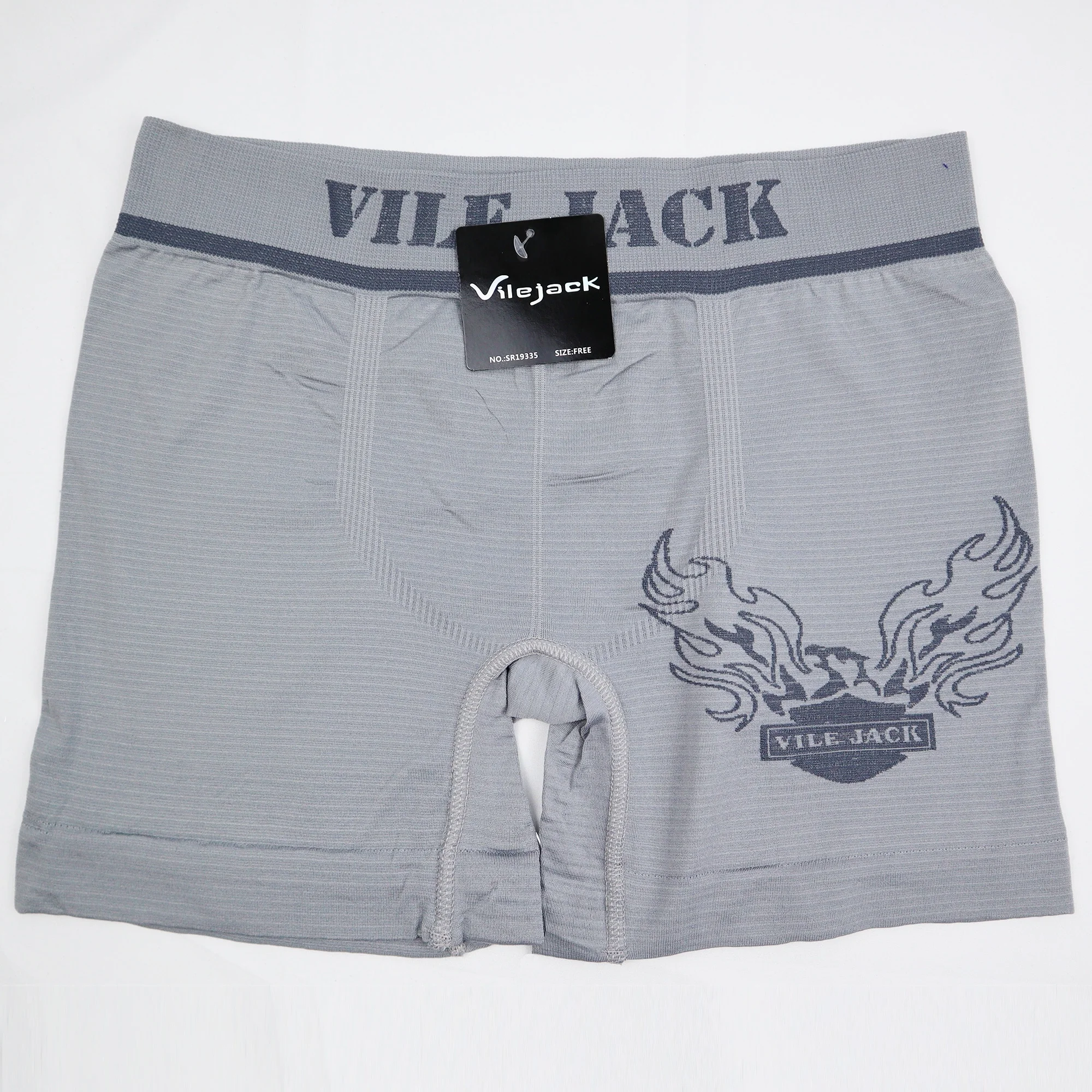 
Factory outlet stock polyester mens long Boxer mens seamless underwear boys shorts 