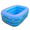 Plastic PVC rectangle 3 layers inflatable baby bathtub