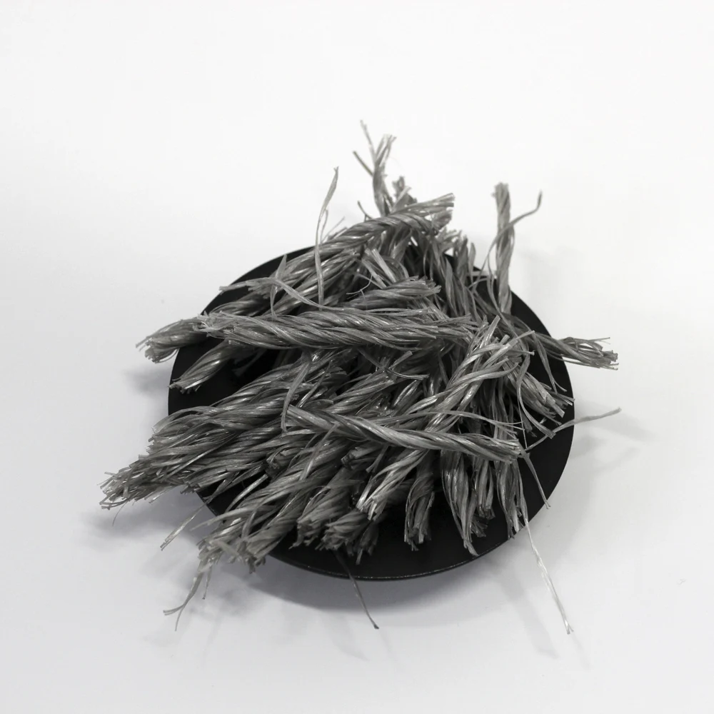 
SynHua polypropylene fibre reinforced concrete pp fiber twisted bundle polypropylene fiber concrete fiber 54mm length 