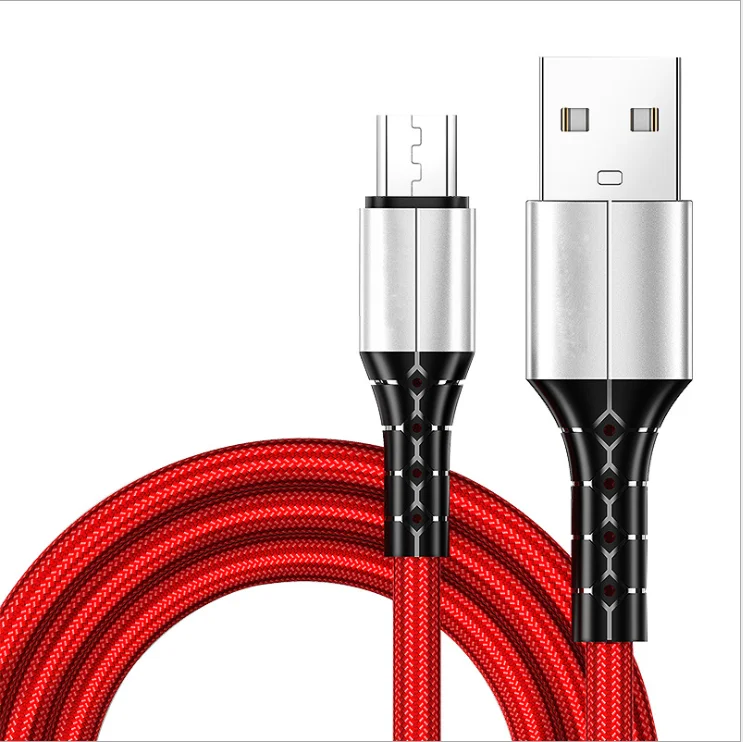 

30% Off High quality 3A Fast Charging Micro USB Cable Android Type C Data Transfer Cable for Mobile Phone, Green, red, purple, pink, yellow