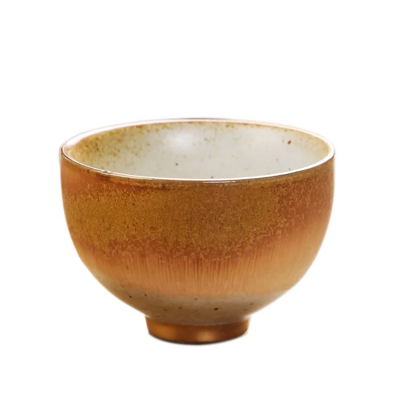 

Wholesale small tea cups ceramic kungfu single master japanese retro wide mouth tea cup, Three choose