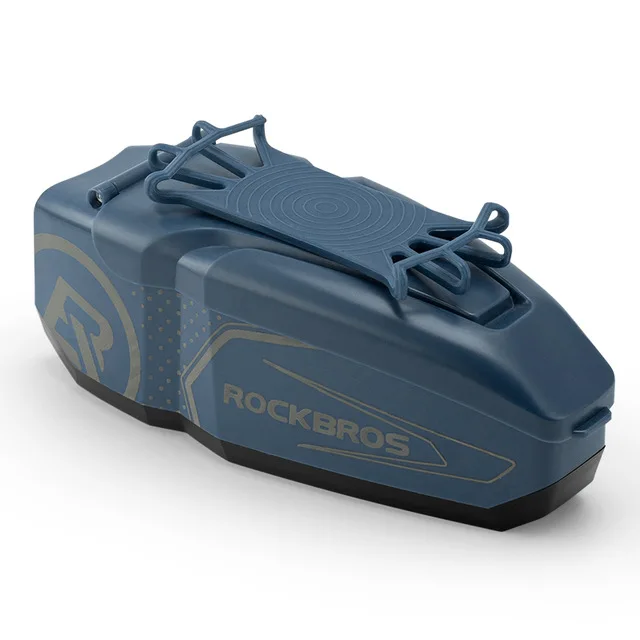 

ROCKBROS LF0404 Rainproof PVC Box Bicycle Accessories Tool Frame Bag Phone Holder Front Tube Carry Bag, 5 colors