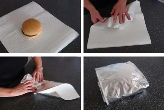 Restaurant Aluminum Foil Sandwich Wrapper