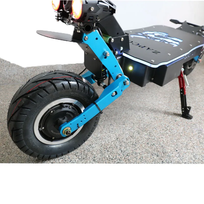 

2021 Hot sale Zapcool Gls 13 inch Fat Tire 72v 10000w 120km/h high speed cross country adult fold dual motor electric scooter