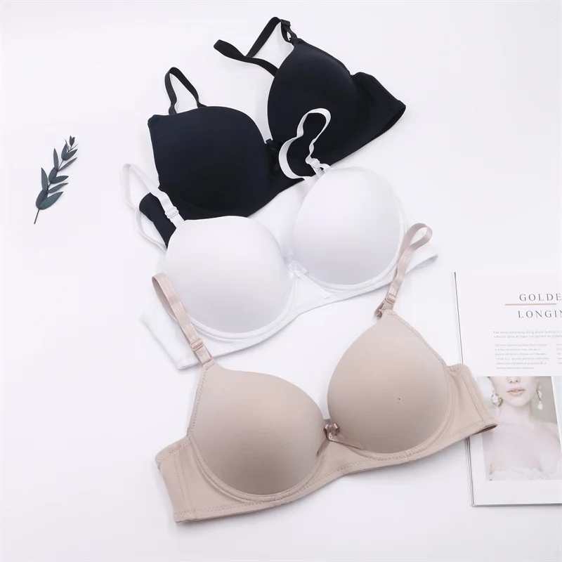 

JUNXI Womens Nylon Underwire 42 Bra Size Solid Bara Unlined Contour Daily Bra