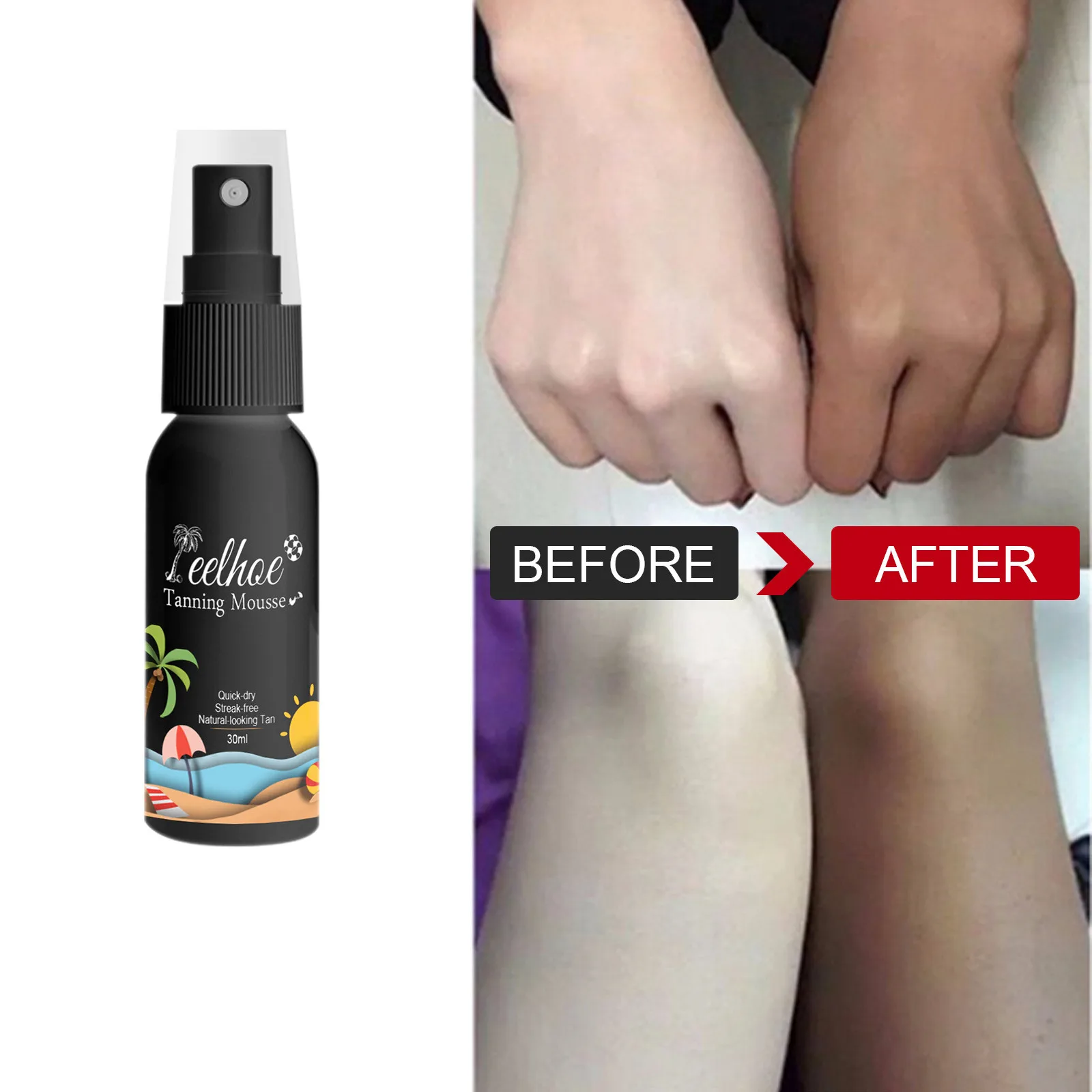 

Private Label Tanning Mousse Organic Self Tanner Spray Facial Tanning Mousse Foram Spray Sunless Body Lotion