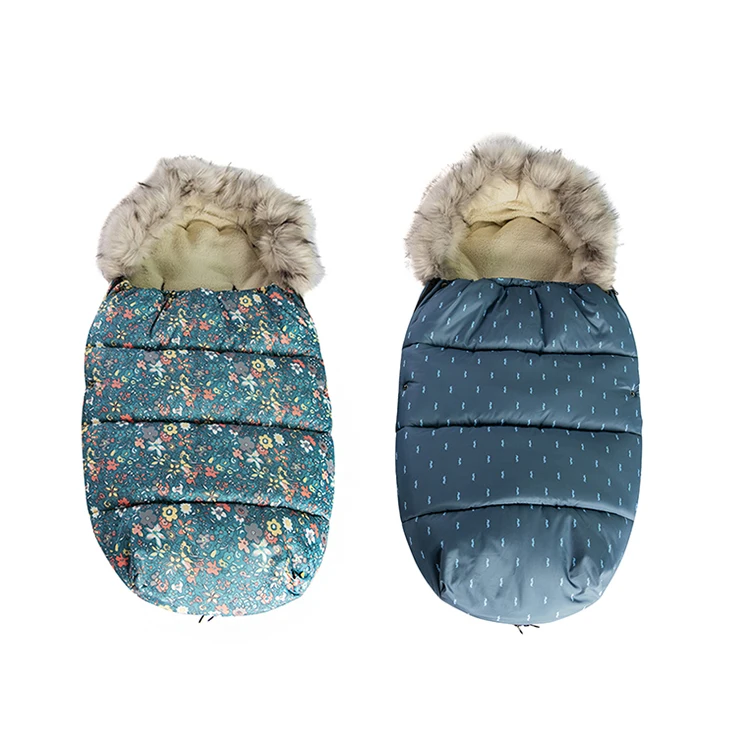 

Custom print fleece baby sleeping bag suit stroller foot muff for cold weather, Customized color