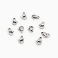 

Stainless Steel Lobster Clasp Hooks for Necklace&Bracelet Chain DIY Fashion Jewellery making