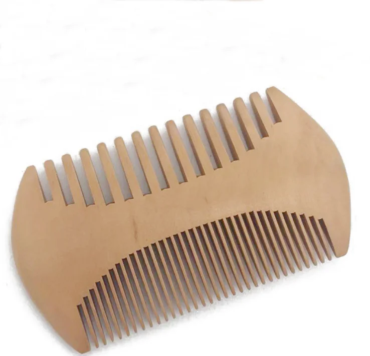 

2020 New Arrival Classic Vintage Double-sided Green Sandalwood Beard Comb