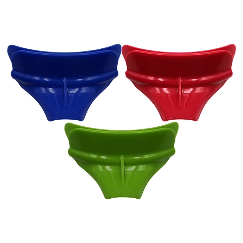 

Highly Quality Silicone Deflector Funnel Pot Bowl Cooking Pouring Water Auxiliary Tools Kitchen Gadgets, Red,dark blue,green