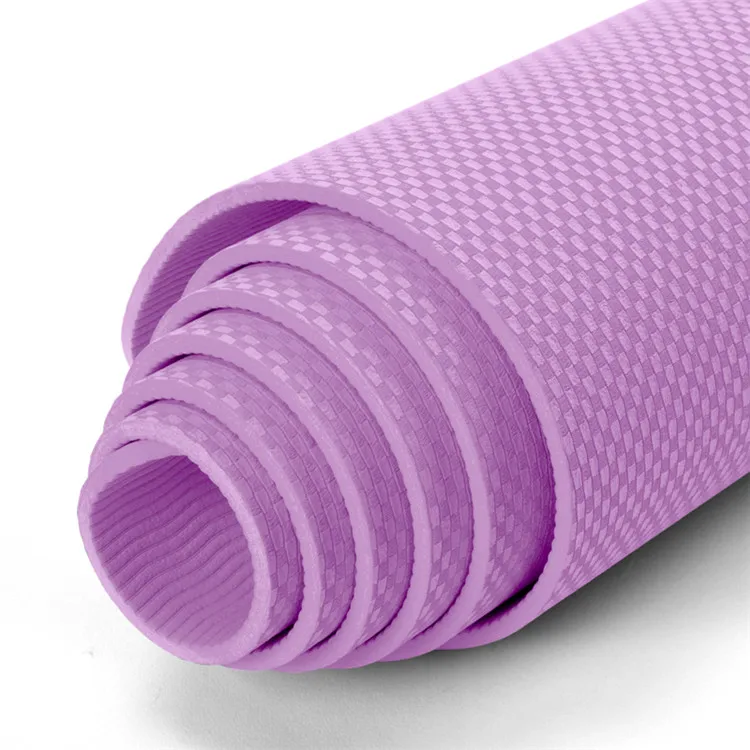 

Travel Eco Friendly Manufacture Gym TPE Yoga Mat, Customized color