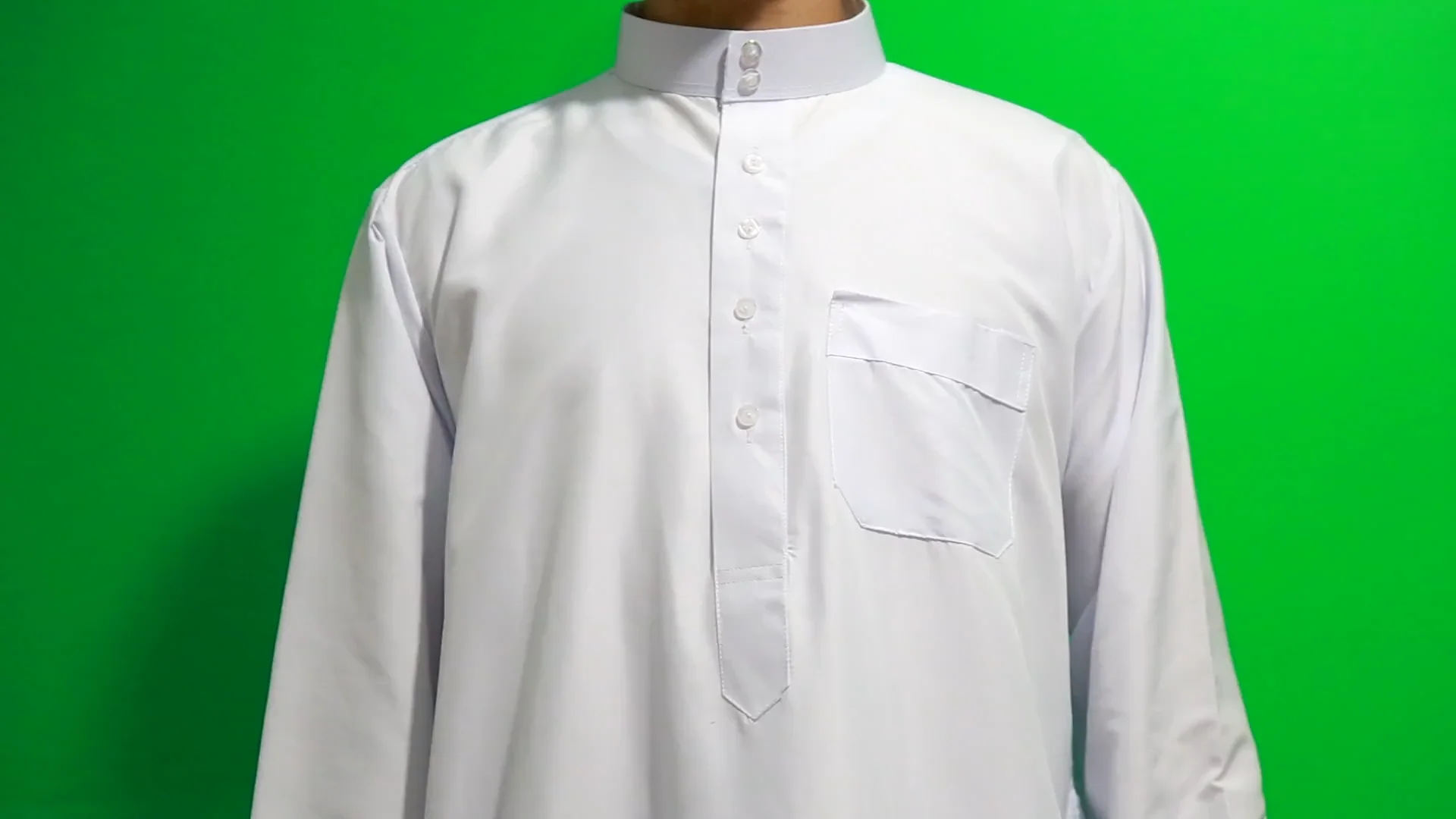 Kaftan — Vêtements Islamiques Classiques Pour Hommes,Kaftan Blanc,Pour La Prière Musulmane,Offre
