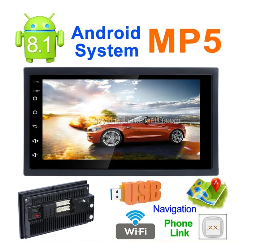 Mp3 / Mp4 Players Combination Android Car Player Auto Audio Bluetooth