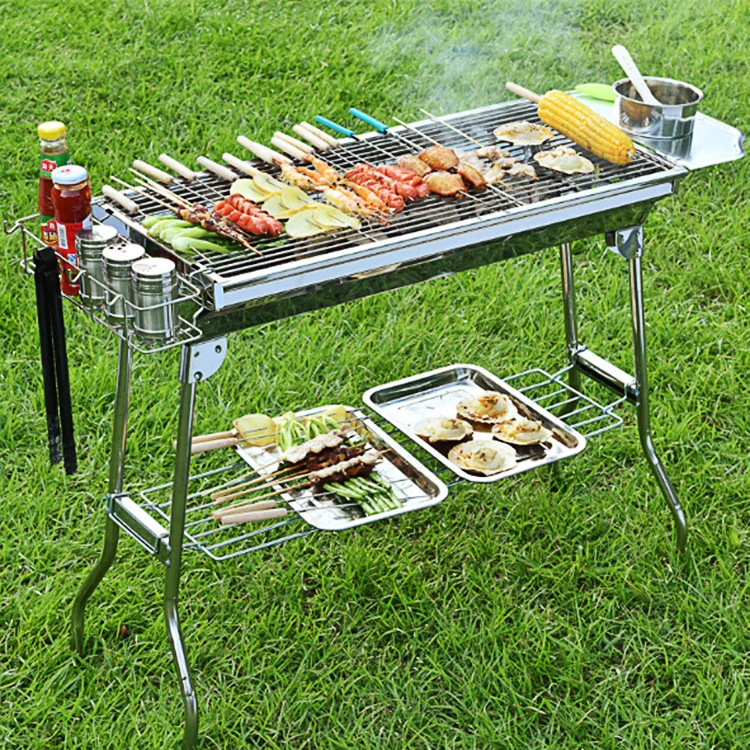Ablespring Balcony Bbq Grill Outdoor 430 Stainless Steel Foldable