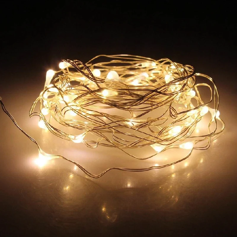 Wholesale 100 LED 33 Feet Battery/ USB Music Twinkle Flickering  Fairy Copper Wire String Lights for Party Wedding Xmas