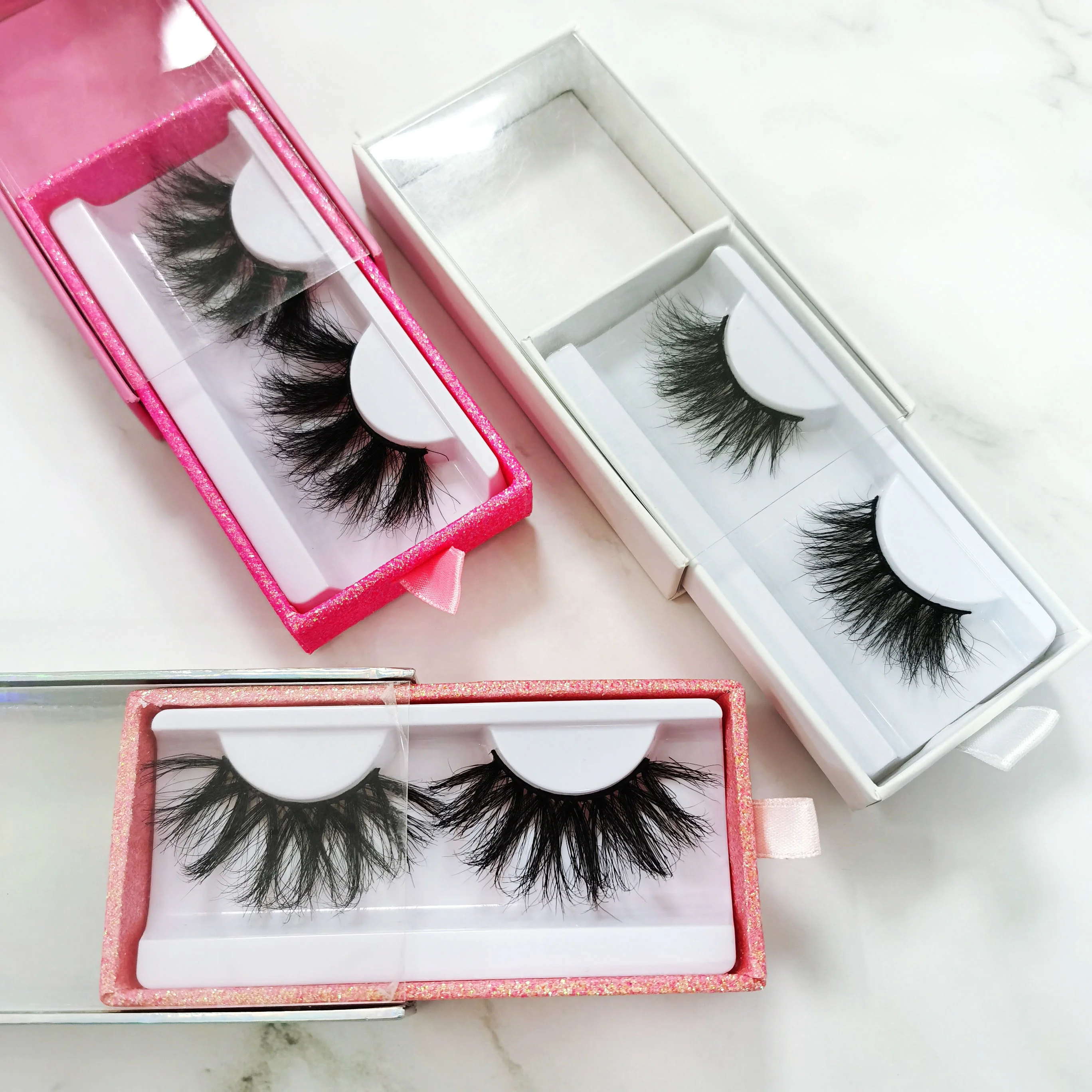 

High Quality Softer handmade Mink Eyelash Hot Selling 100% Real Mink 3d mink lashes