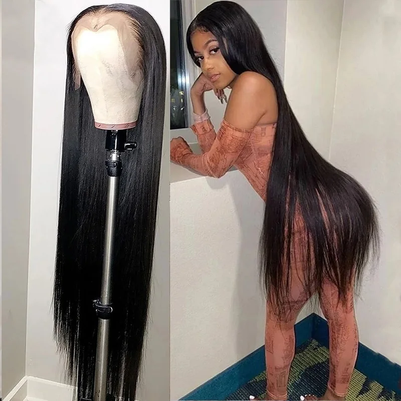 

Wholesale Cheap Vendors Bone Straight 360 Swiss Lace Frontal Wig Virgin Brazilian Human Hair Transparent Lace Front Wig