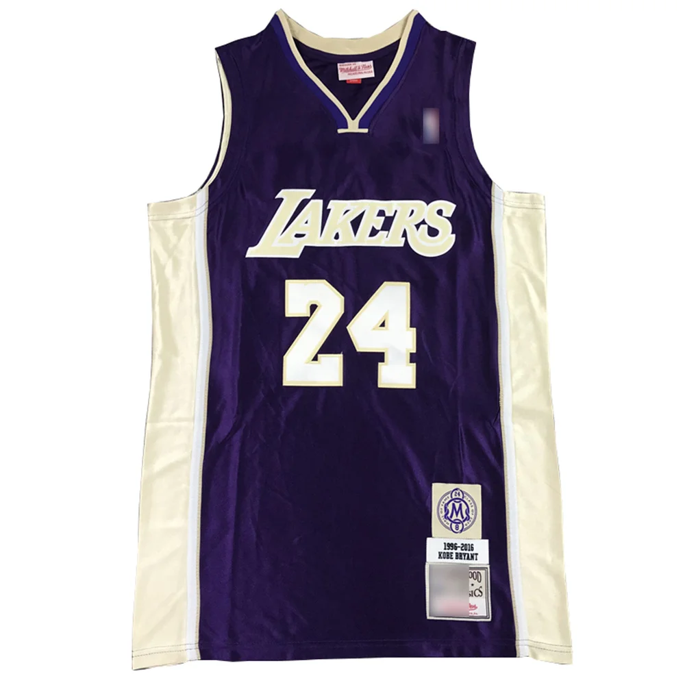 

Basketball Uniforms For Men M&N Classical Style Kobe Basketball Jersery Quick Dry High Quality Embroidered Basketball Shirts