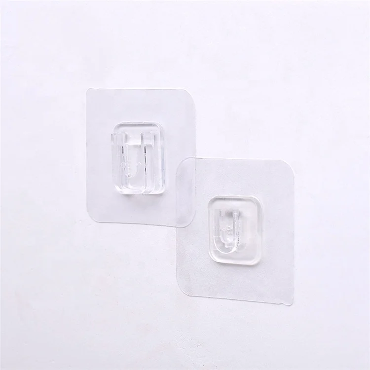 

Punch-Free Multi-Function Plug Socket Adhesive Wall-Mounted Hooks Hanger, Transparent