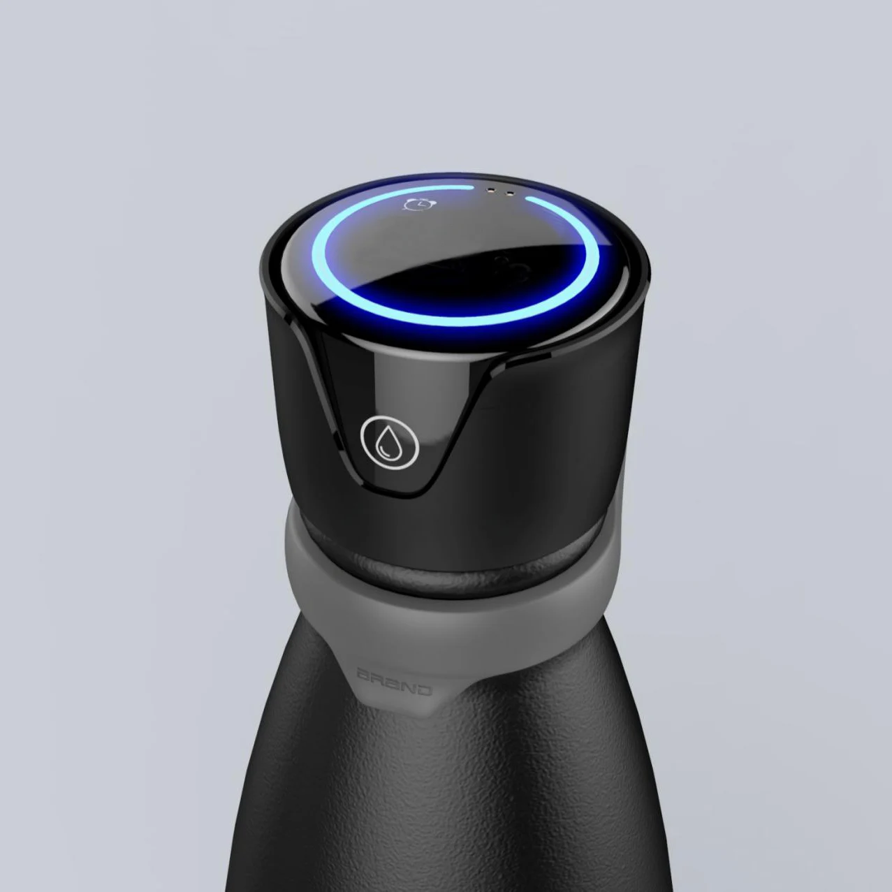 

smart uvc light self cleaning water bottle led sterilizer uv light water bottle