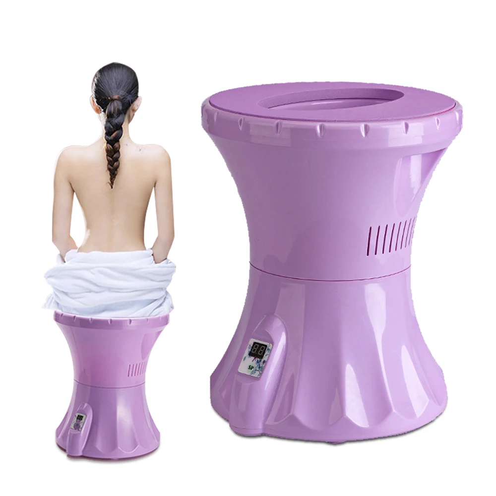 

US Plug Portable Vaginal Spa Women Herbs V Steam Chair, Purple