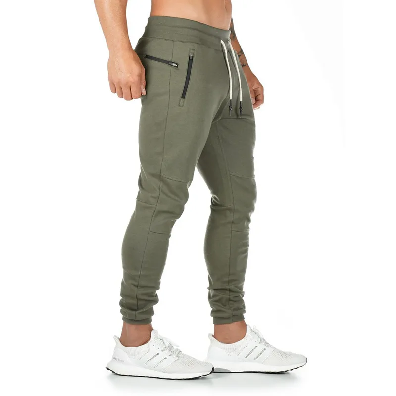 

Wholesale Plain Cotton Blank Sports Men Track Pants, Picture shown
