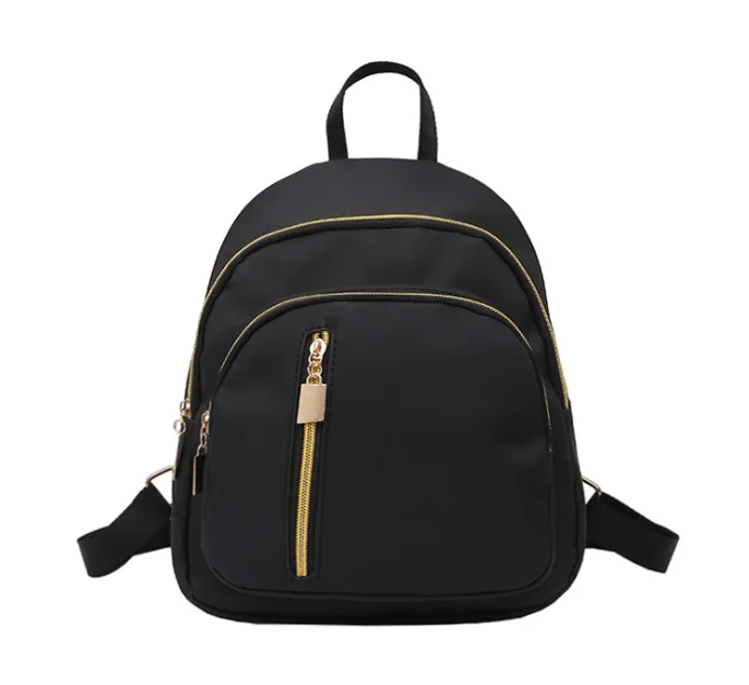 

New fashion nylon backpack waterproof small shoulder bag, Black