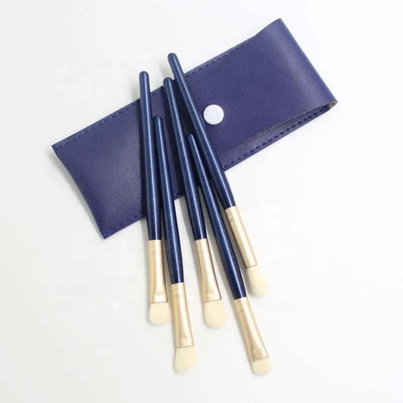 

Design Mini 5 Eye Shadow Brush Makeup Set Super Soft Bionic Wool Beauty Tool, Pics