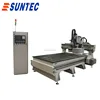 Fast speed automatic tool change linear 8 tool 9 kw italy HSD spindle woodworking cnc router ST1325