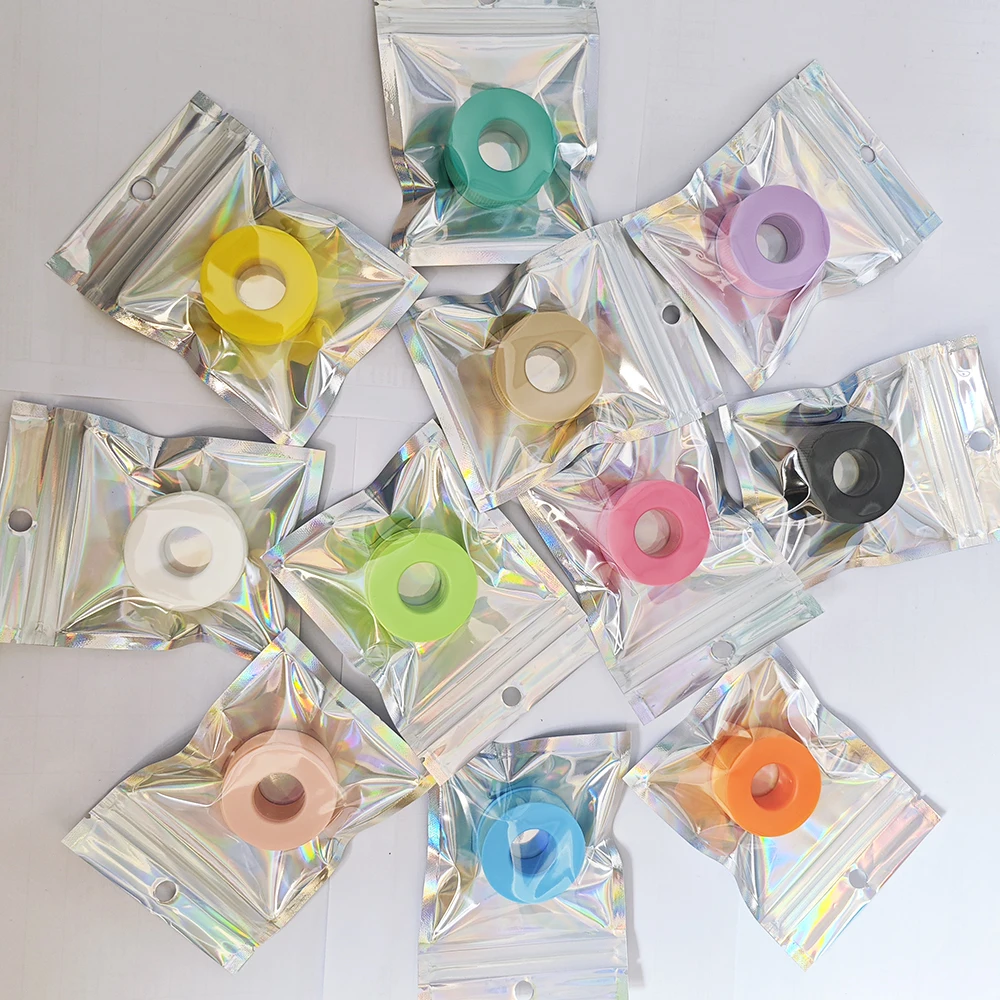 Custom Logo/Paking Colorful Lash Tape Sensitive Skin Silicone Gel Tape Micropore Lash Tape for Eyelash Extensions Paper/PE Tape