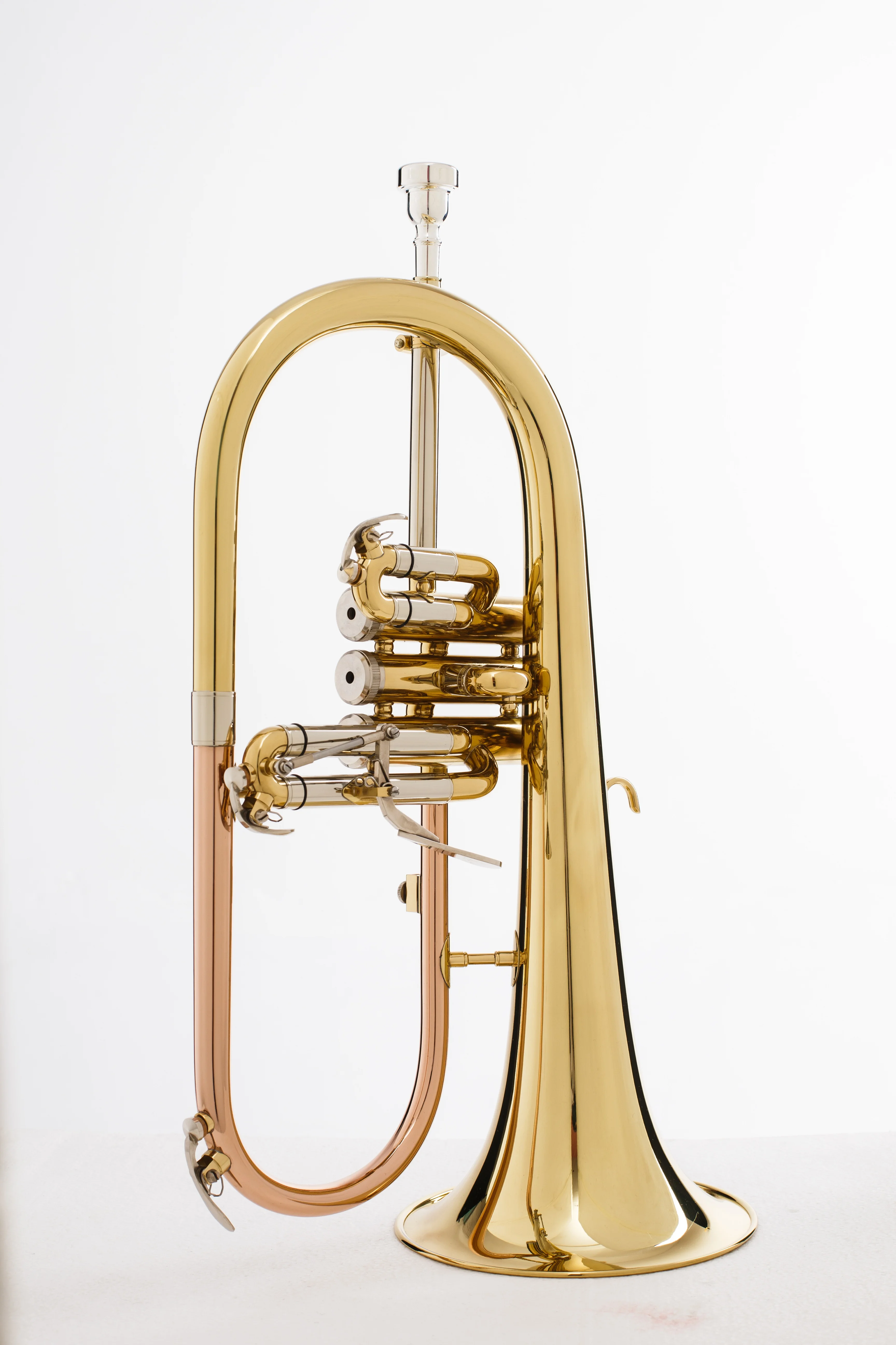 
Hot-selling High-quality Yellow Brass Body Flugel Horn Suitable For Beginners 
