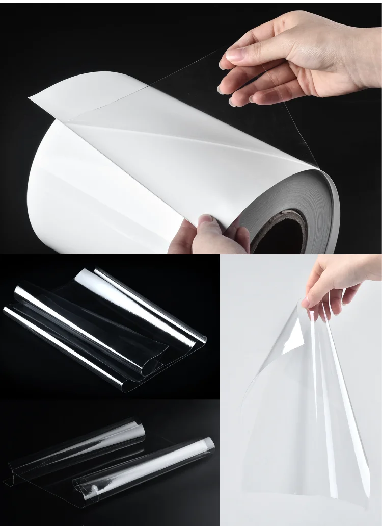 Classical Removable Static Cling Window Tint 80/100/150 Mic Electro Static Film Transparent Pvc