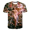 Ancient Knowledge T-Shirt Psychedelic 3D Print T Shirt Women Men Fashion Clothing Outfits Tees Summer Style Tee Shirts Blank