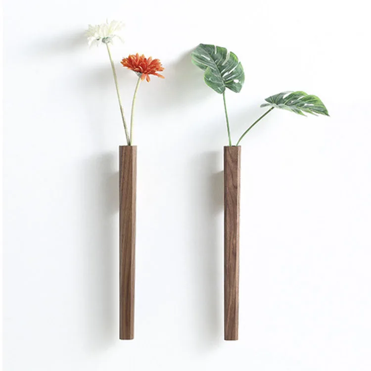 
Wall Hanging Flower Decorative Wood Flower Vase 