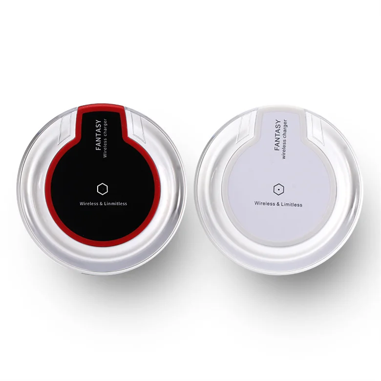 

Amazon Cheap Stock 5W Fast Charger Wireless Charger Table Phone Holder Mobile Charger For Iphone X, Black white