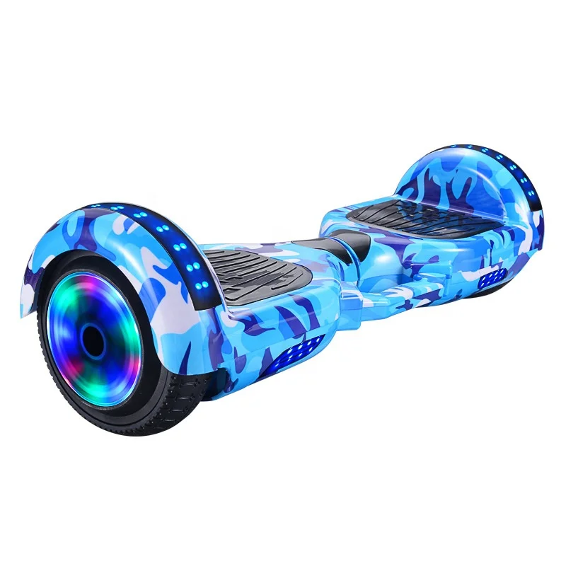 

drop-shipping self balancing Hoverboard 6.5 inch electric scooter BLE connect LED light hoverboard, Black orange blue red yellow
