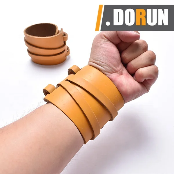 

Fitness leather wrist wraps band weight lifting resistant wrist straps, Customized
