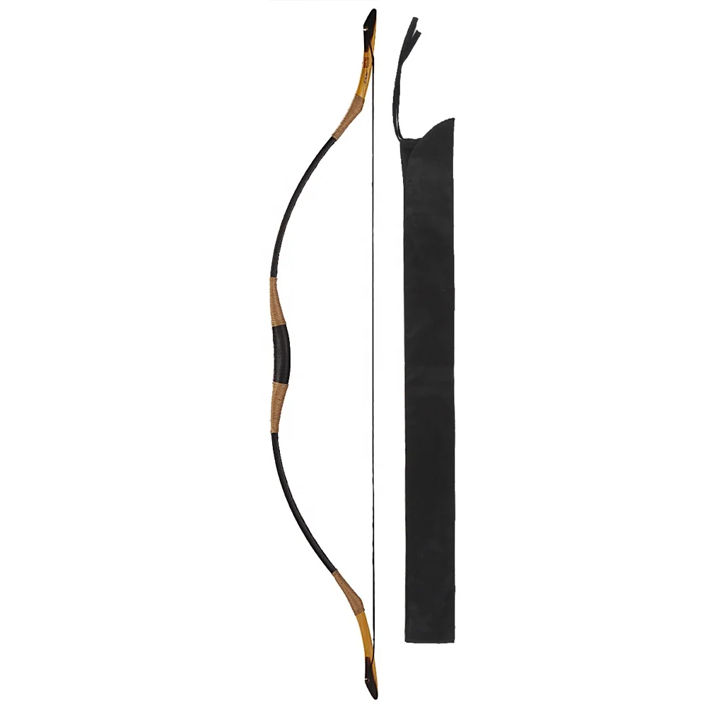 

Alibow Hungarian Fiberglass Bow with OX-horn bow tip Traditional Hunting Recurve Bow