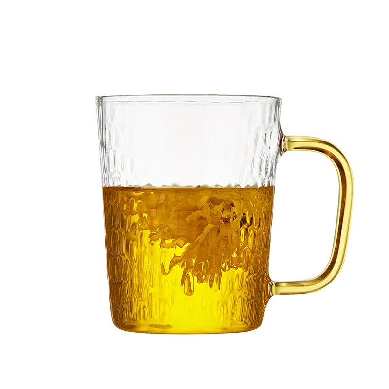 

High borosilicate beer juice cup heat-resistant transparent glass ice cream cup cocktail glass glass cup