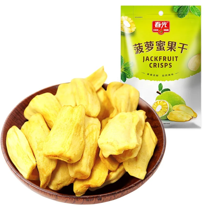 
Factory Price Tropical Dried Fruit Original Jackfruit Chips 